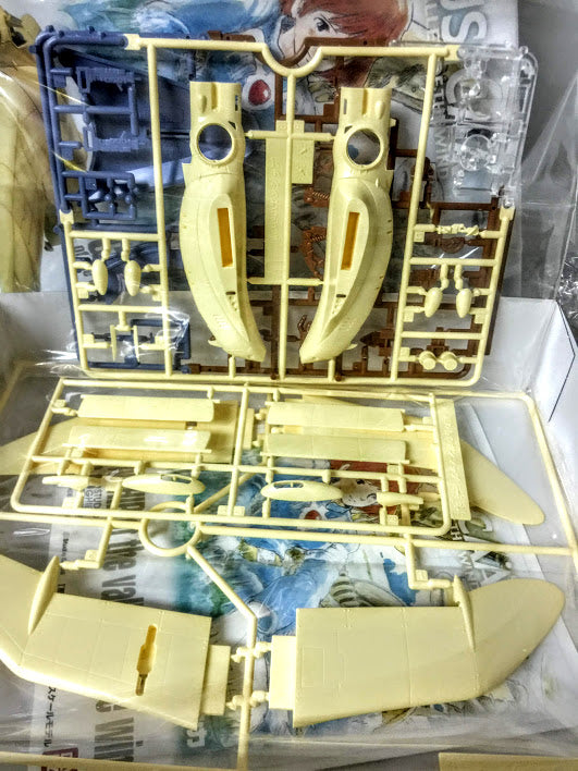 Bandai Valley of the Wind Nausicaa Studio Ghibli Gun Ship model kit with figure