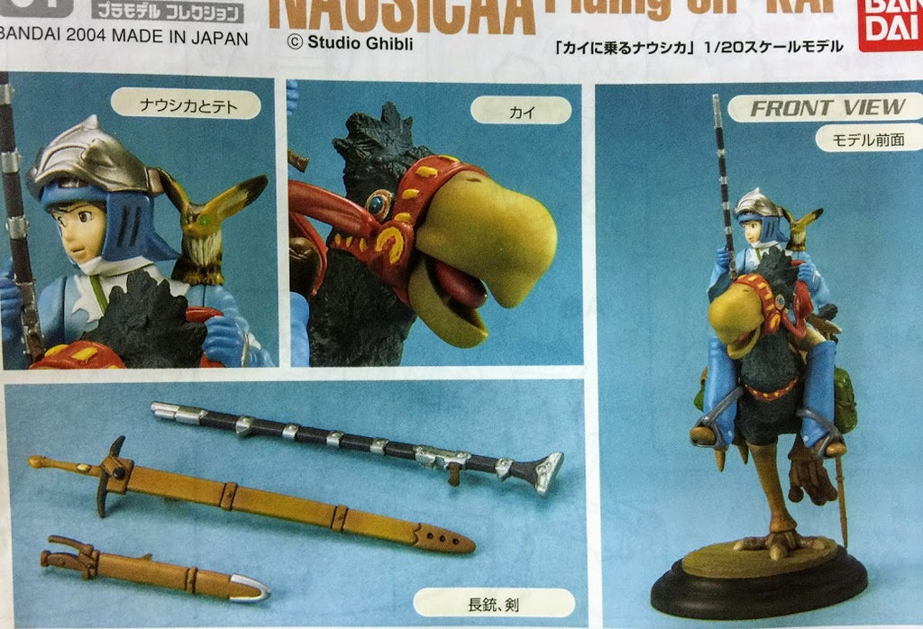 Bandai Valley of the Wind Nausicaa Studio Ghibli - Riding on KAI model kit
