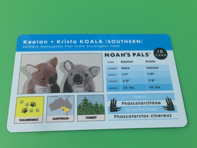 Noah's Pals Wild Life Animal figures 1/24 Koala Keelan & Krista Noah Ark
