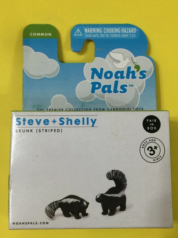 Noah's Pals Animal figure 1/24 Platypus + Skunk  ( pair in boxes ) Noah ark