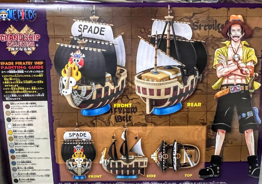 Bandai One Piece model kit Grand Ship collection - Spade Pirate Ship