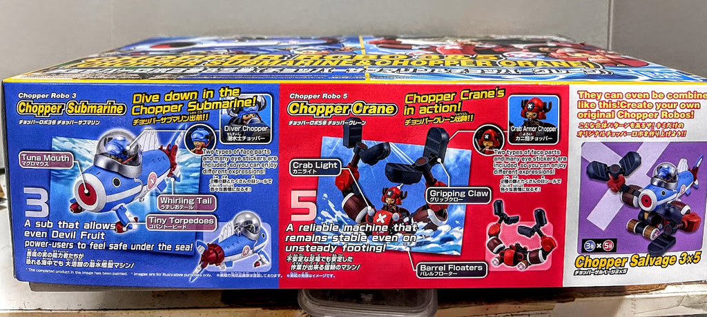 One Piece model kit - Chopper Robo Robot 03 Submarine 05 Crane