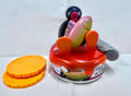 Pygos Pingu action figure Funny Scene - I love canned food w Pingu family tokens