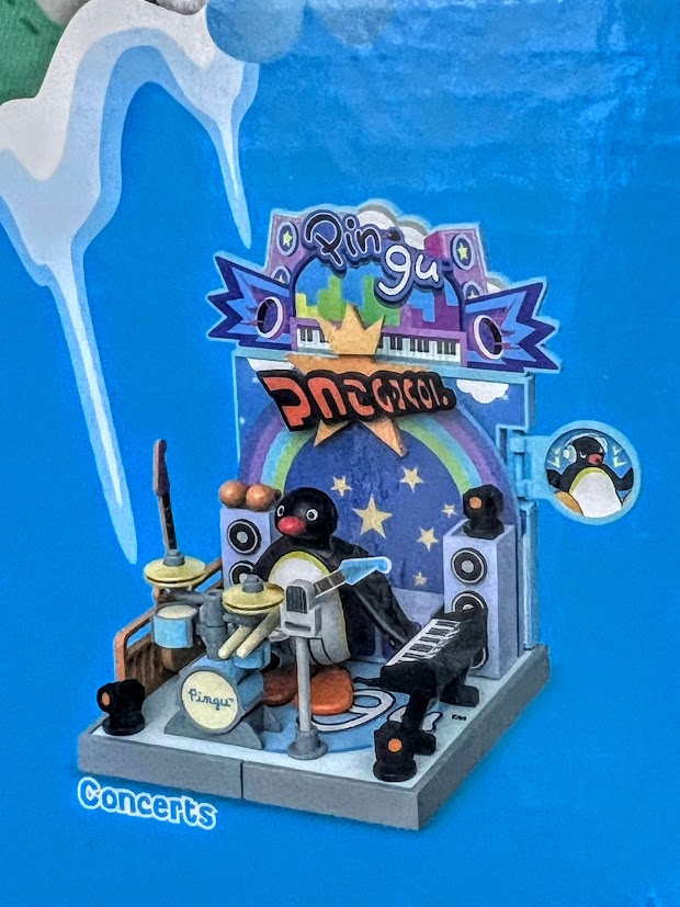 Pygos Pingu action figure Diorama Scene DIY - Concert