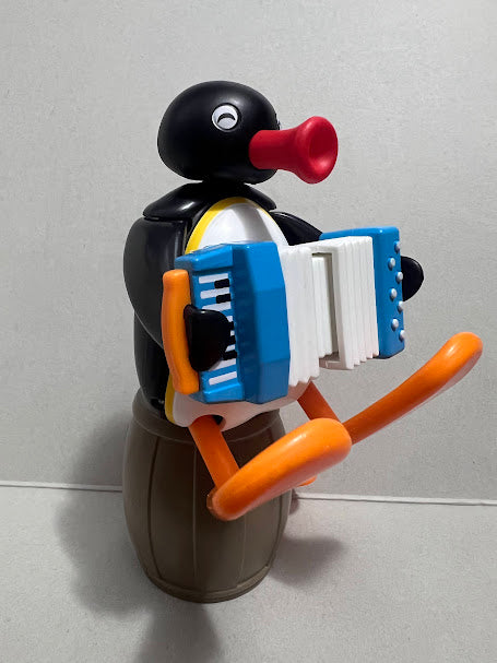 Pygos Pingu action figure  - Acordian play 5 inches Wind-up action toy