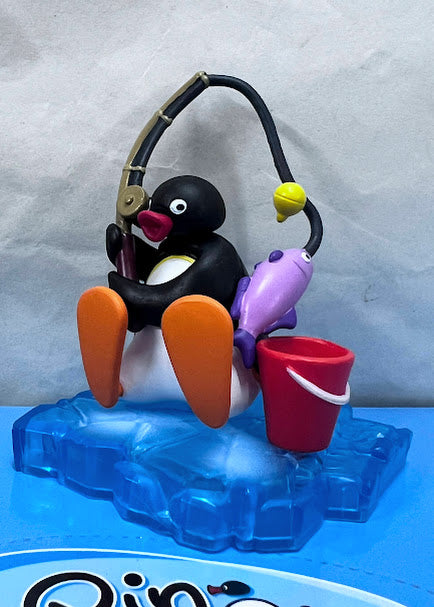 Pygos Pingu action figure Mini Scene 1 - Fishing on iceberg