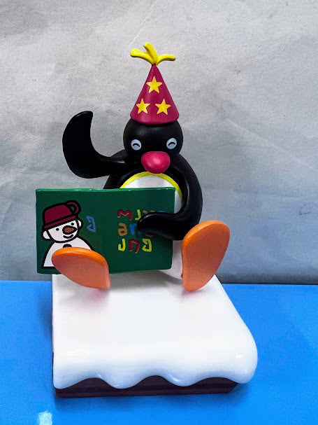 Pygos Pingu action figure Mini Scene 1 - Story time kid !