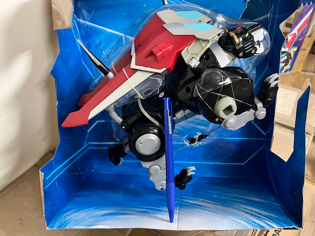 Playmates Voltron Series- 16"  LARGE Size Black Lion /w Sound effect box no good