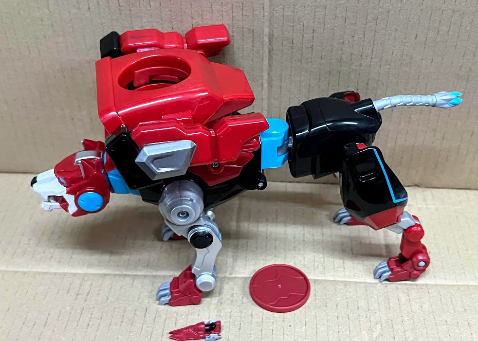 Playmates Voltron 2017 Combinable Red Lion Action Figure loose packed