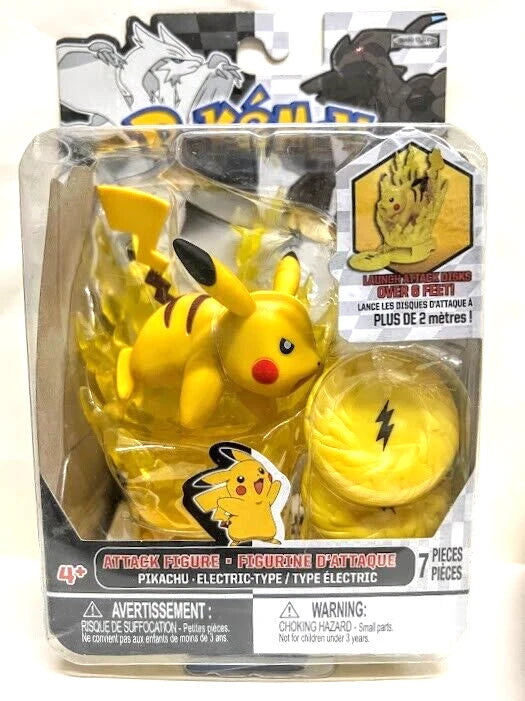 JAKKS Pokémon Pikachu Electric Type Attack Disc game action figure