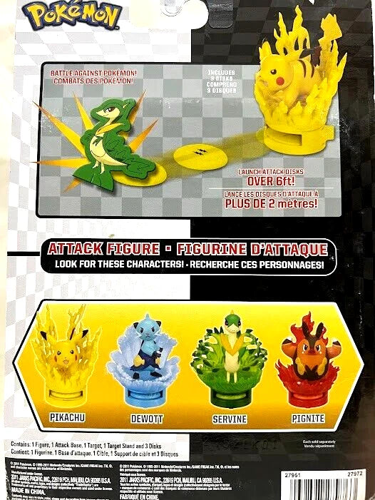 JAKKS Pokémon Pikachu Electric Type Attack Disc game action figure