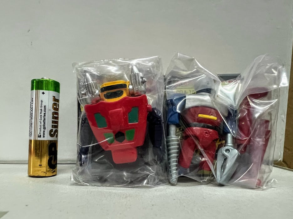 Popy Mini Chogokin Super robot - Getter 2 & 3 toy with gashapon and metal parts