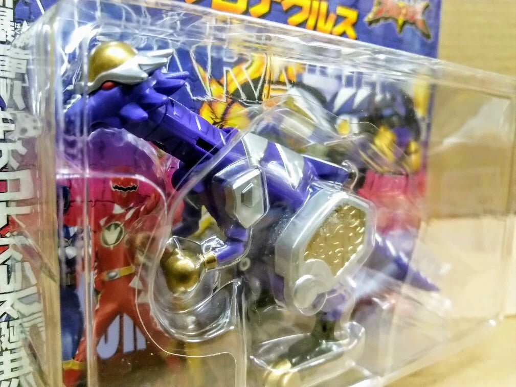 Power Rangers Dino Thunder Pachy Cephalazord Hard Paper Back Toy