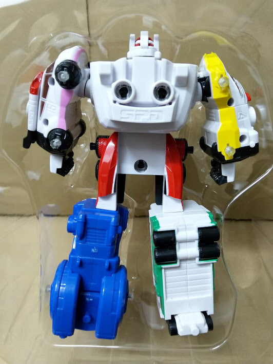 Power Rangers SPD 8 inches Deluxe Delta Squad combine megazord toy