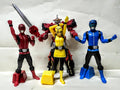 Bandai Power rangers Sentai Go-buster and Megazord mini DX gashapon 4 figures