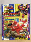 Power Rangers Zeo Vintage Ohranger 5" Figure Red with Motor bike 1990's Japan
