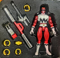 Power rangers Galactic Warriors Gingaman with weapon set