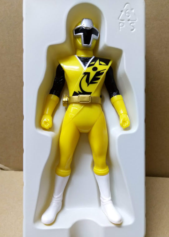 Power rangers Shuriken Sentai Steel - Yellow Ninja 6" action figure w sound