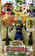 Power rangers Sentai Wild Force Blue Shark 6 inches action figure Spin action