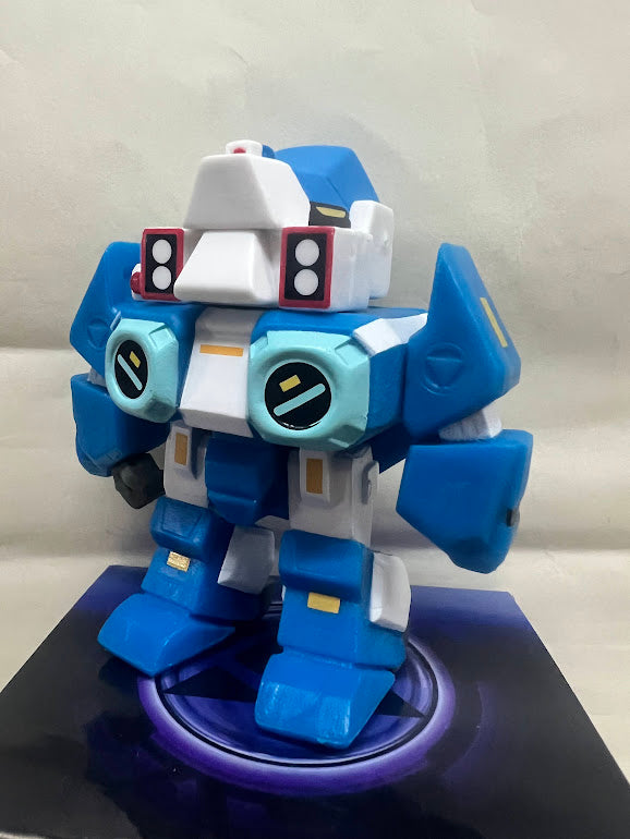 Toynami Robotech Super Deformed Blind Box Q Figure - Veritech VAF-6 Alpha Blue