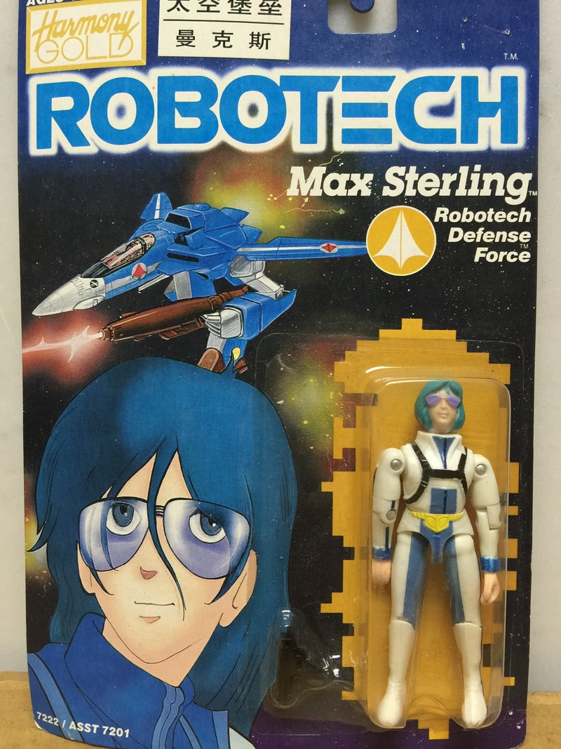 ROBOTECH Macross Harmony Gold Action Figure Max Sterling pilot RARE