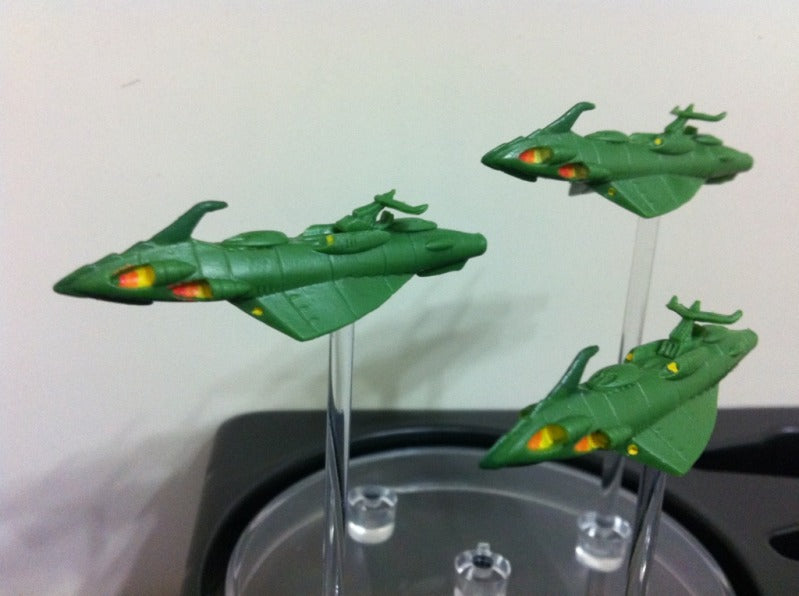 Star Blazers Mecha Collection - Camilas High Speed Destroyers diorama set NO BOX