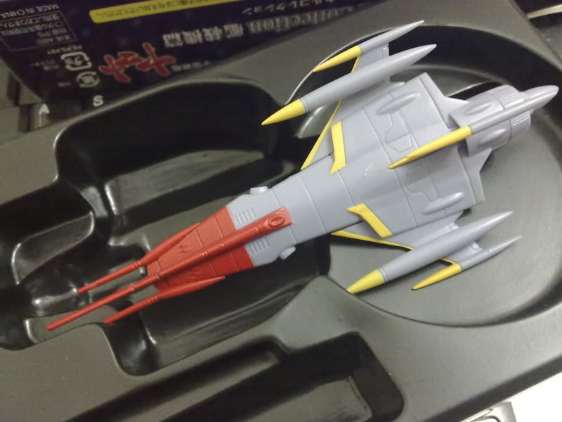Star blazers mechanics - EDF Cosmo Zero space fighter 5 inches display model