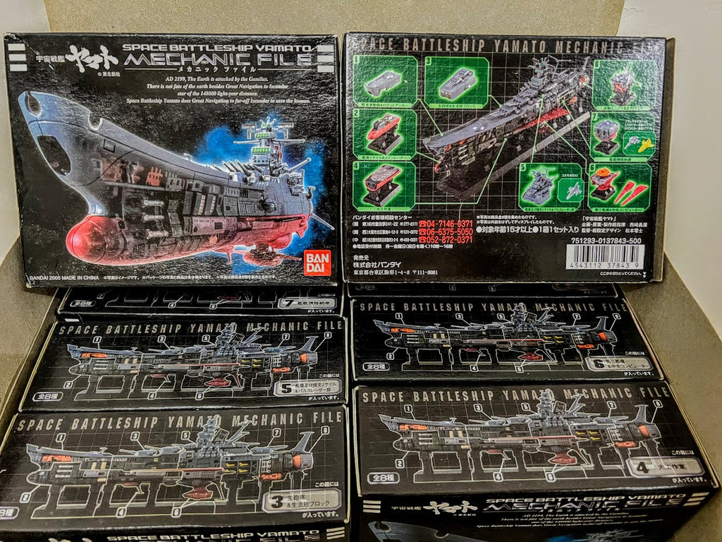 Star Blazers Mechanic file Yamato Battleship Argo battleship detail Model Kit