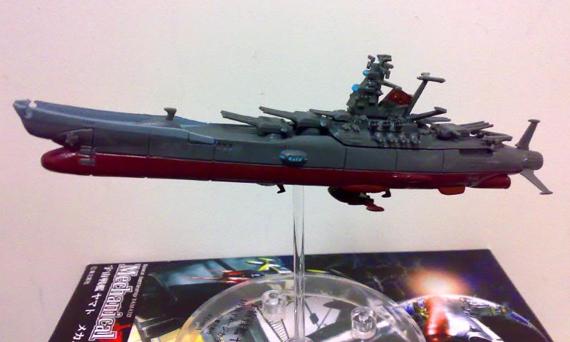 Star blazers mechanics collection EDF battleship Argo Space Cruiser display kit