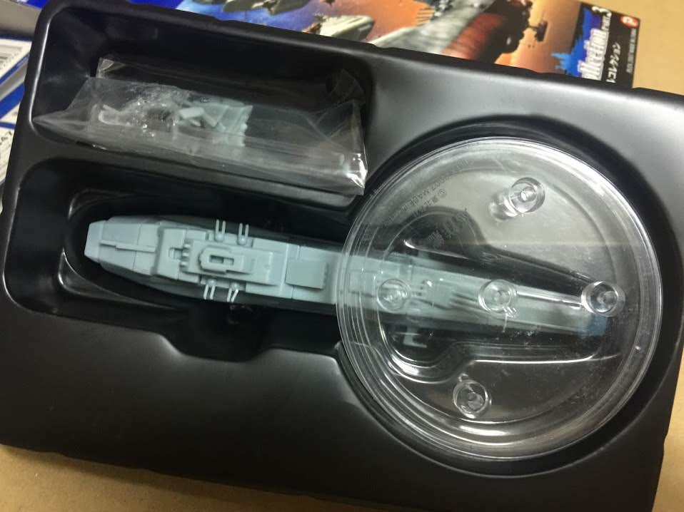 Star Blazers Mecha Collection - EDF General Cruiser model kit normal mode