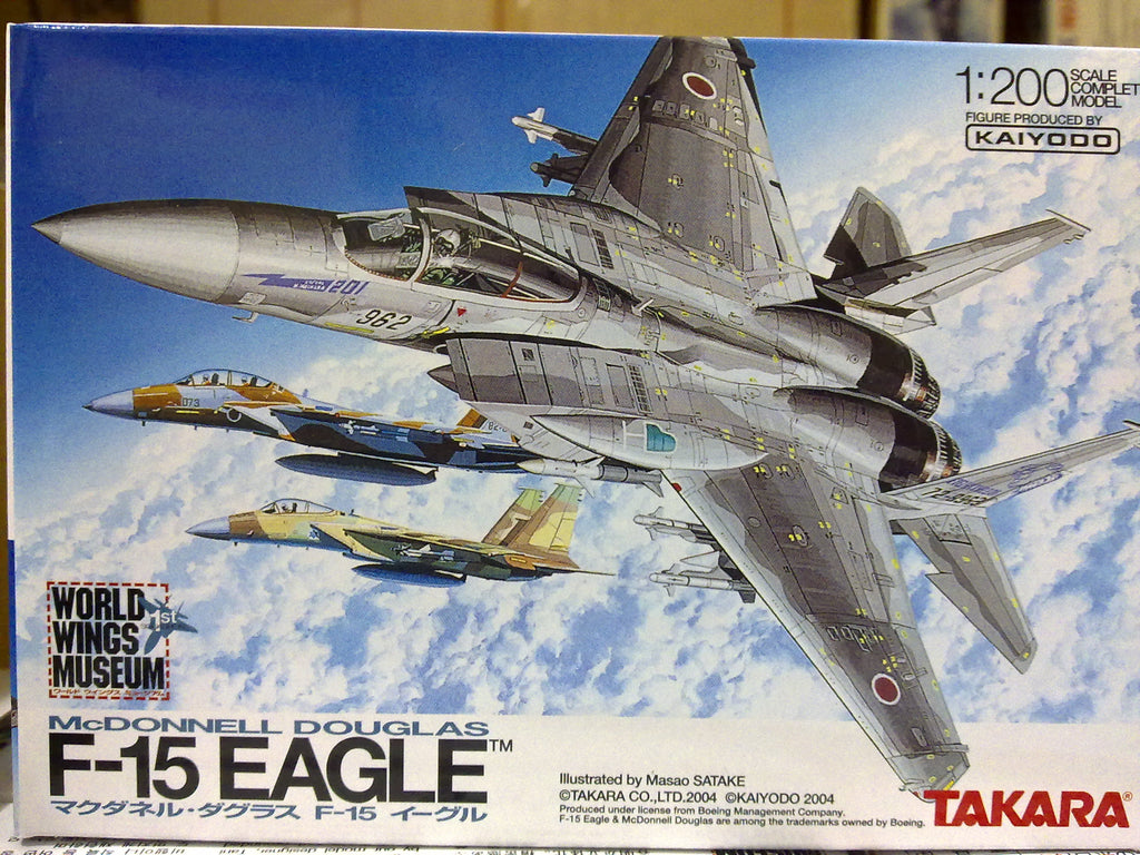Takara 1:200McDonnell Douglas F-15 Eagle #05 thunderbird flying mode display kit