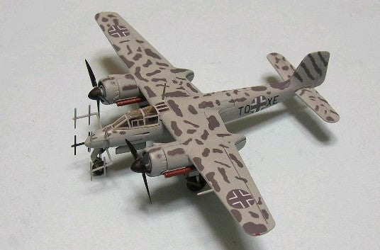 Takara 1:144 Famous plane 3 #09 Aircraft kit Luftwaffe Ta154 A0 3rd production