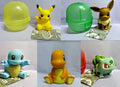 Tomy Vending M. 5 Figures Pokemon Pikachu Bulbasaur, Charmander, Squirtle, Eevee