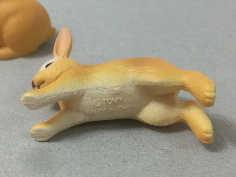 Tomy Takara Animal - Animal 2 Rabbits Bunnies Movable figure 5-6 cm