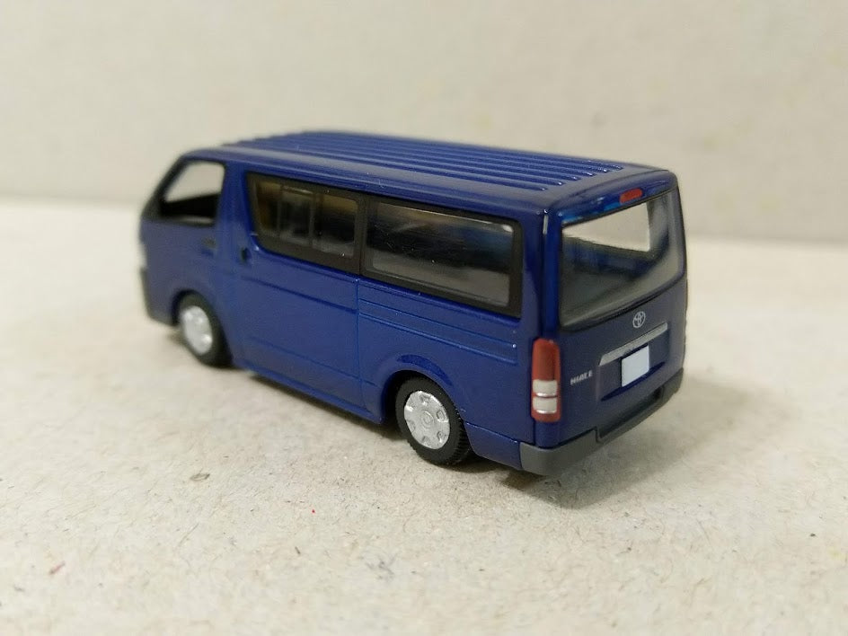 Tomytec 1/80 HO scale model car 80s-Toyota HiAce DX Light Vehicle Van Blue