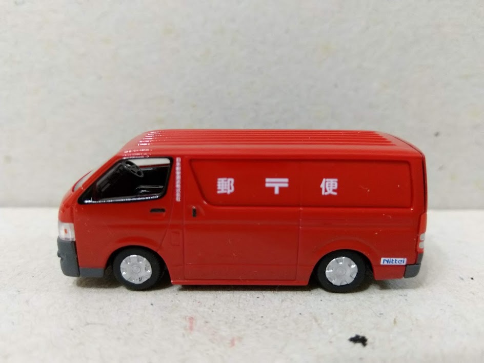 Tomytec 1/80 HO model car 80s Toyota HiAce DX Light Vehicle Post mail service