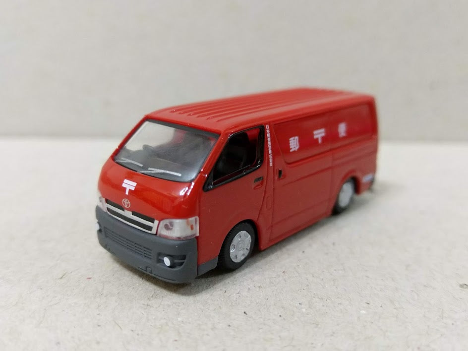 Tomytec 1/80 HO model car 80s Toyota HiAce DX Light Vehicle Post mail service