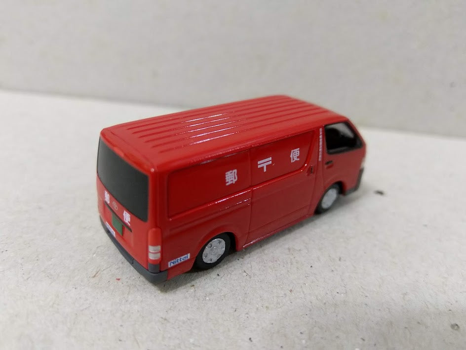 Tomytec 1/80 HO model car 80s Toyota HiAce DX Light Vehicle Post mail service