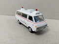 Tomytec 1/80 HO scale model car 80s-Toyota HiAce Classic Vehicle Fire Dept White