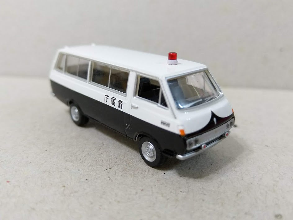 Tomytec 1/80 HO scale model car 80s-Toyota HiAce Classic Vehicle Police Dept