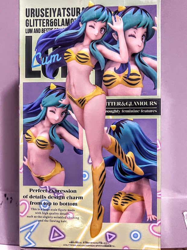 Bandai Urusei Yatsura girl figure - Glitter and Glamour LUM  高橋留美子 うる星やつら  blue hair