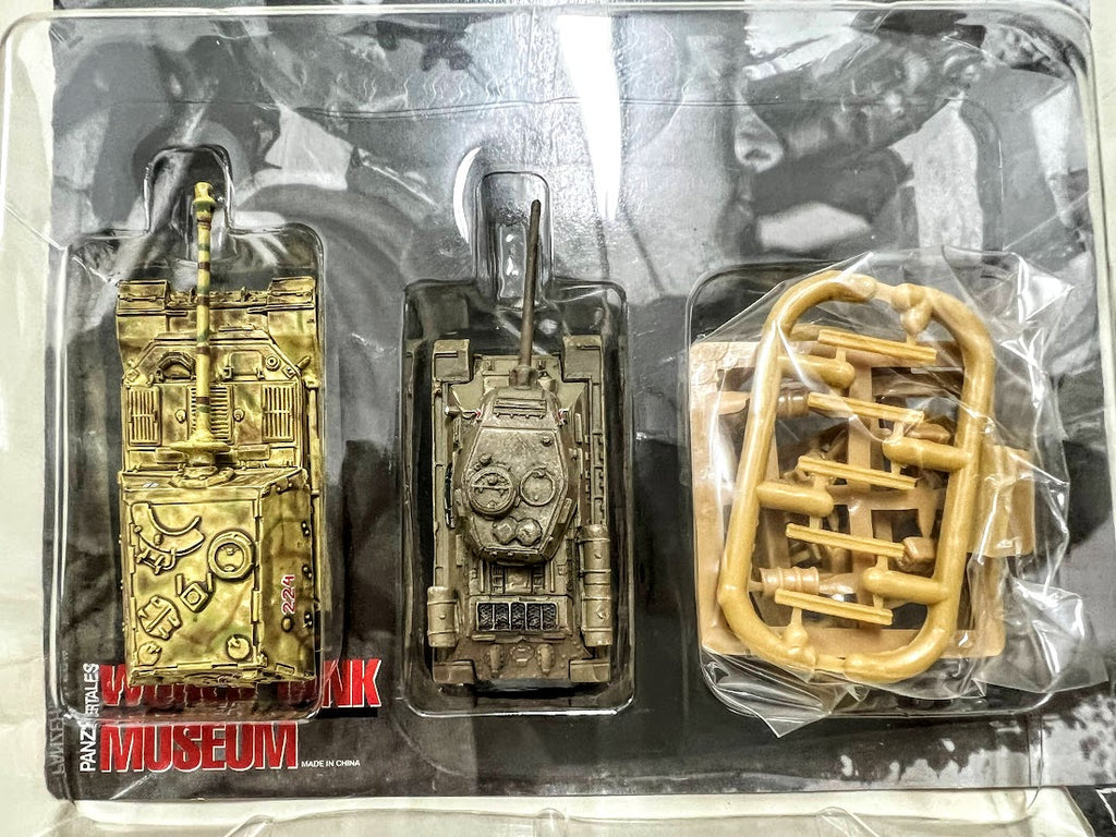 Takara 1:144 WTM World tank museum Eastern front Elephant vs T34/85 kit set