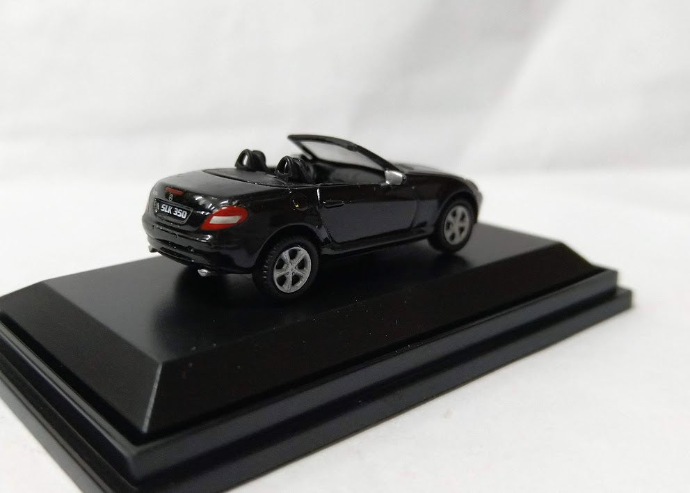 Welly 1/87 scale sport Euro open car Diecast model Mercedes Benz SLK350 Black