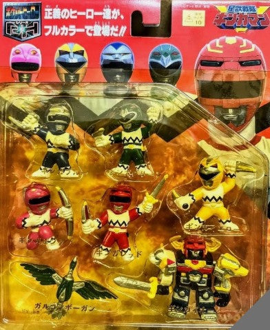 Yataka Power Rangers Lost Galaxy 7 mini figures gashapon set 1998 Rare