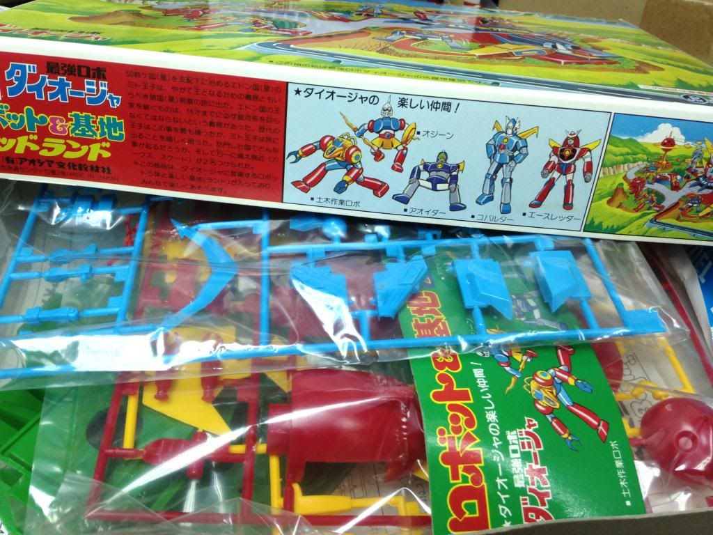 Aoshima Robots Head Quarter HQ base Robot King Daioja kit cute version