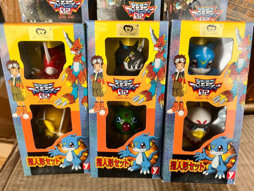 Bandai Digimon gashapon finger figures -  V-Mon 6 figures set lot