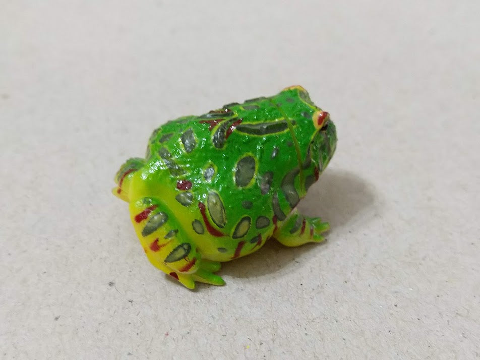 Kaiyodo Furuta Choco egg animal figure Collection - horned frog x 2 pcs