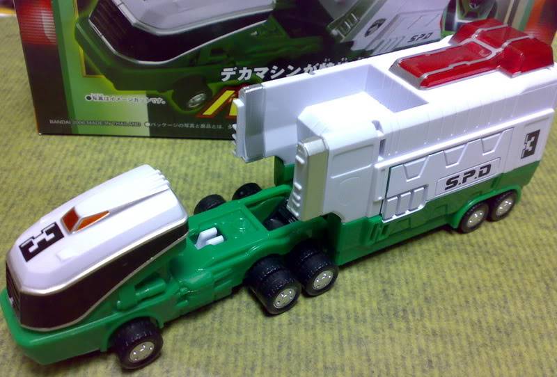 Power Rangers Super Sentai SPD Green Runner Patrol Car Rare