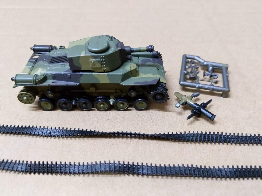 Precise 1/72 WW II Japanese army tank Type 97 Chi-Ha medium tank short gun 120mm
