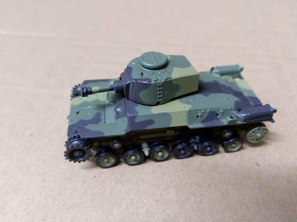 Precise 1/72 WW II Japanese army tank Type 97 Chi-Ha medium tank short gun 120mm